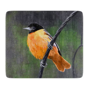 Oriole Painting - Original Bird Art