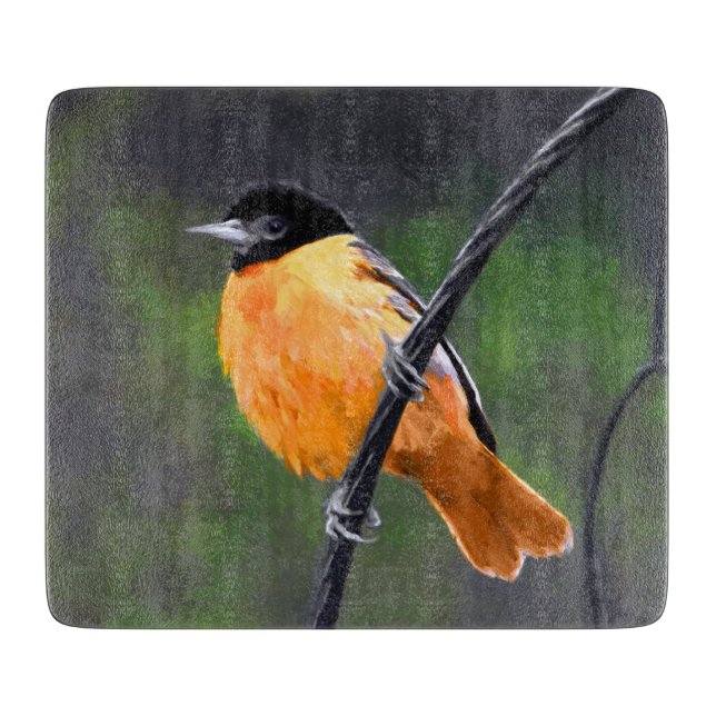 Oriole Painting - Original Bird Art (Framsidan)