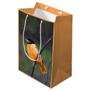 Oriole Painting - Original Bird Art