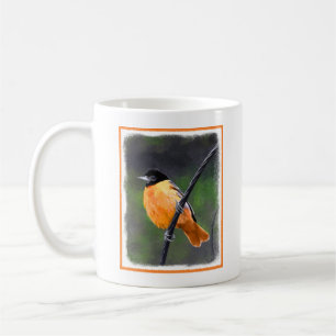 Oriole Painting - Original Bird Art Kaffemugg