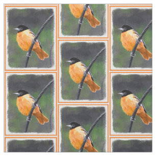 Oriole Painting - Original Bird Art Tyg