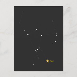 Orion (Anpassadet Lagrar) Inbjudan Vykort