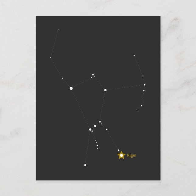 Orion (Anpassadet Lagrar) Inbjudan Vykort (Framsida)