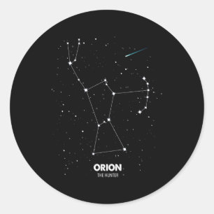 Orion Constellation of Orion the Hunter Orion Star Runt Klistermärke