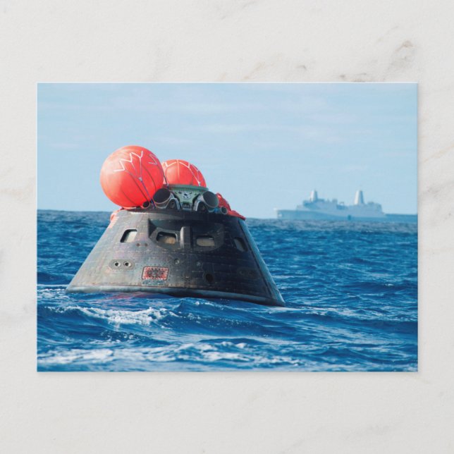 Orion Kapsel Rymd Ocean Recovery Vykort (Framsida)