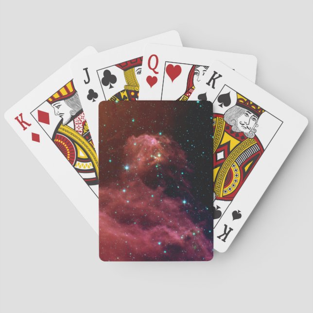 Orion konstellation som leker kort casinokort (Baksidan)