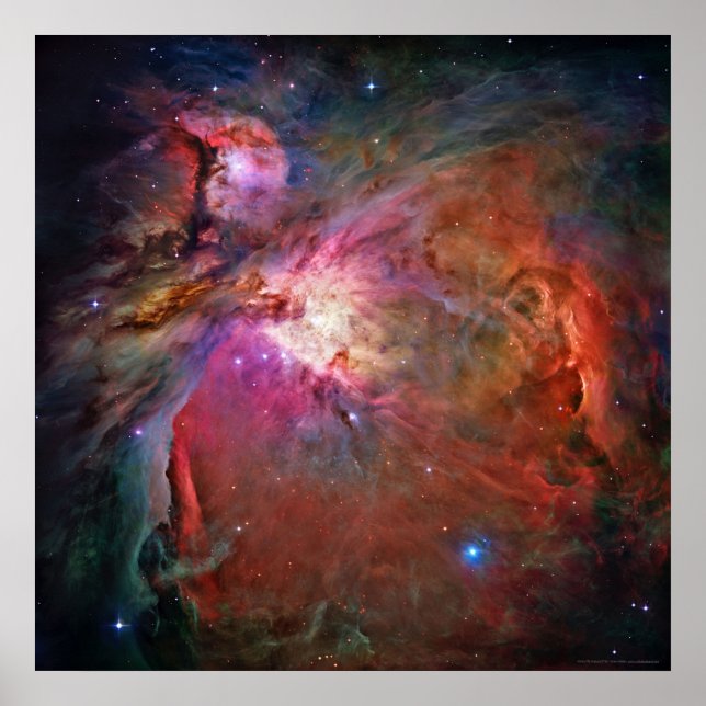 Orion Nebula 42 x 42 (30 x 30) Poster (Framsidan)
