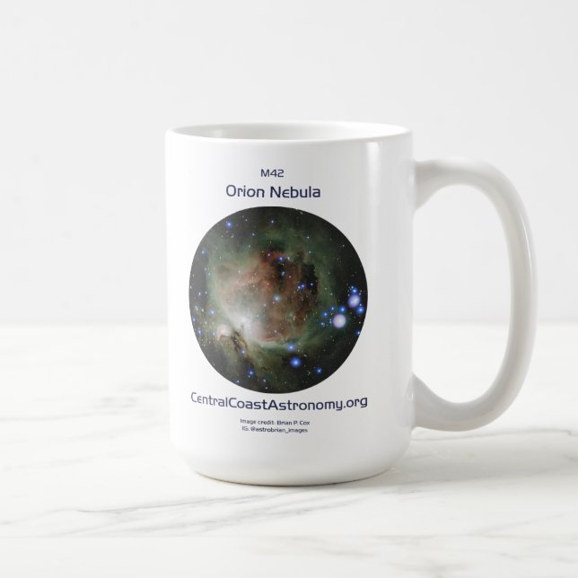 Orion Nebula av Brian P. Cox - 15oz Mugg (Höger)