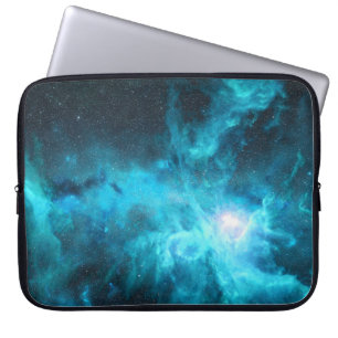 Orion nebula, blått ljus, astronomi. laptop fodral