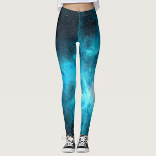 Orion nebula, blått ljus, astronomi. leggings