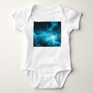 Orion nebula, blått ljus, astronomi. t shirt