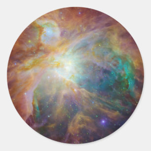 Orion Nebula Composite Runt Klistermärke