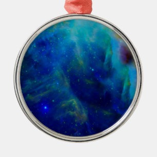 Orion Nebula cosmic galaxy space universum Julgransprydnad Metall