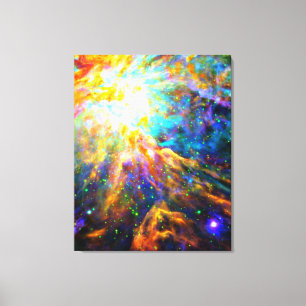 Orion nebula - emissionnebuli canvastryck
