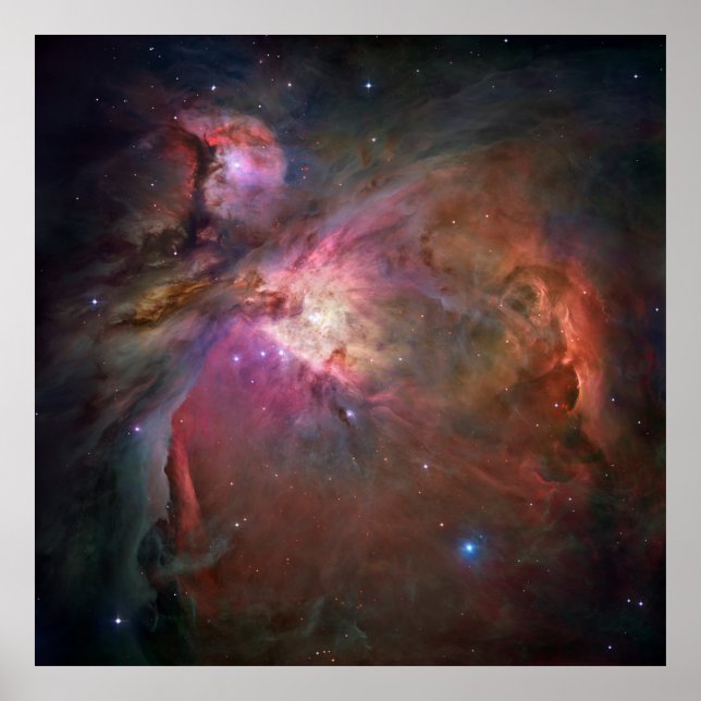Orion Nebula Galaxy Poster (Framsidan)