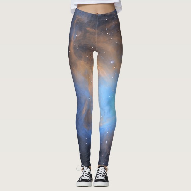Orion Nebula - Hubble Palette Leggings (Framsida)
