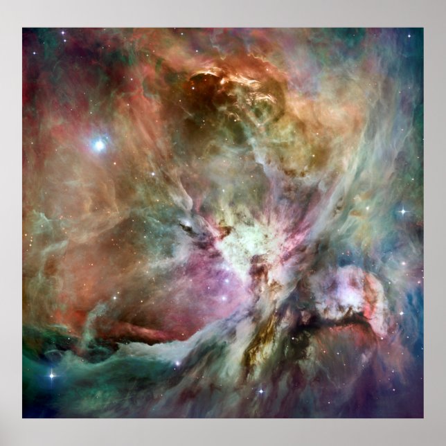 Orion Nebula Hubble Space Telescope Poster (Framsidan)