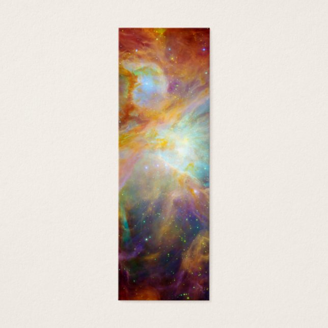 Orion Nebula (Hubble & Spitzer Telescopes) Litet Visitkort (Framsidan)