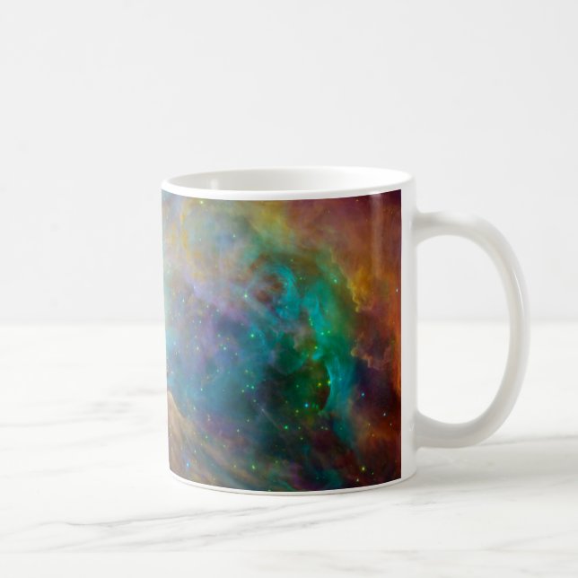 Orion Nebula (Hubble & Spitzer teleskop) Kaffemugg (Höger)