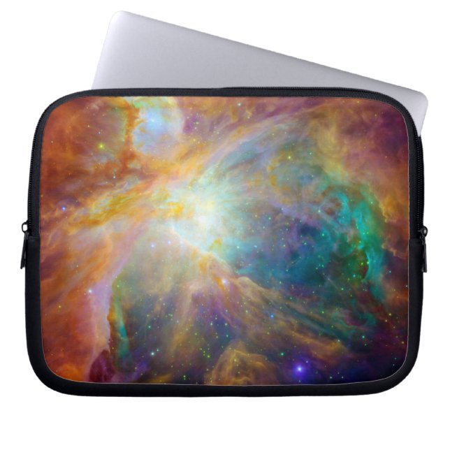 Orion Nebula (Hubble & Spitzer teleskop) Laptop Sleeve (Framsidan)