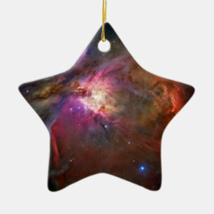Orion Nebula (Hubble Telescope) Julgransprydnad Keramik