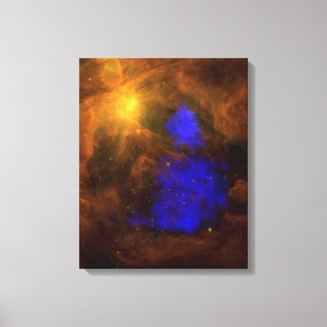 Orion nebula i infraröda canvastryck (Framsida)