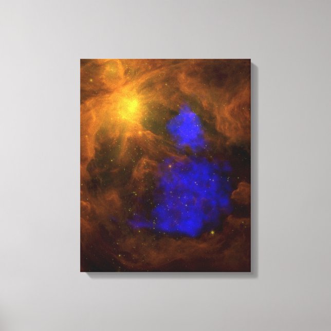 Orion nebula i infraröda canvastryck (Framsida)
