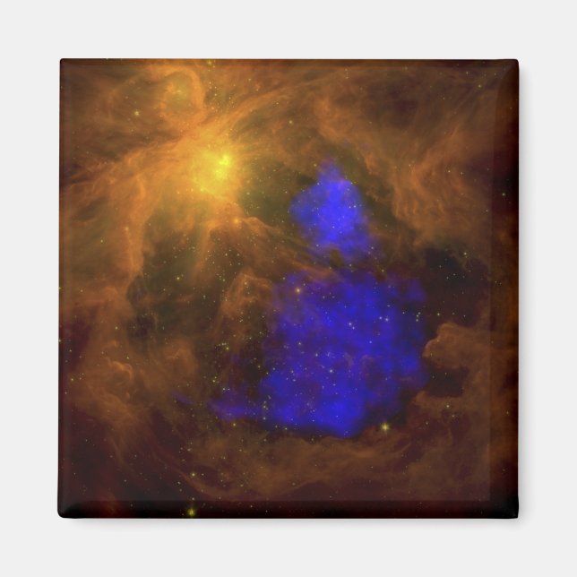 Orion nebula i infraröda magnet (Framsidan)