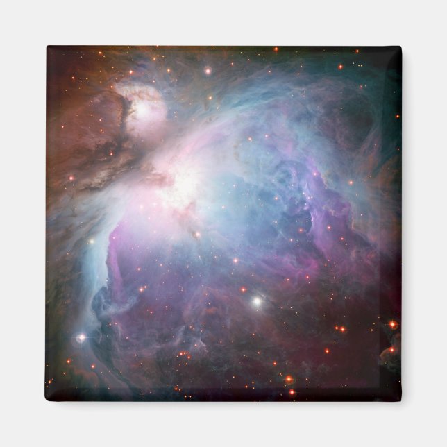 Orion Nebula Lila Space Magnet (Framsidan)