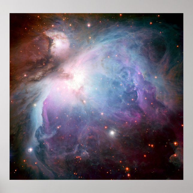 Orion Nebula Lila Space Poster (Framsidan)