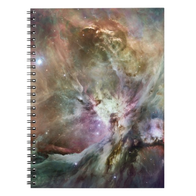Orion Nebula Pastels Anteckningsbok Med Spiral (Framsidan)
