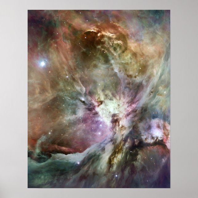 Orion Nebula Pastels Poster (Framsidan)