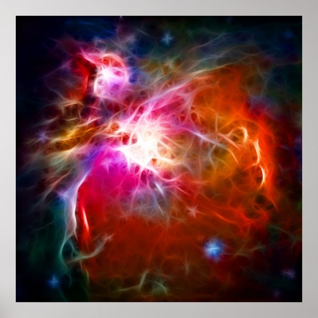 Orion Nebula Poster (Framsidan)