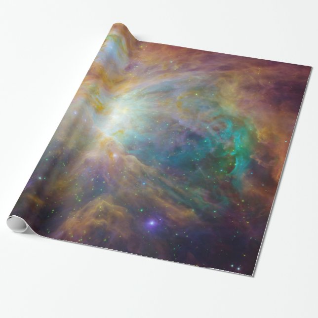 Orion Nebula Presentpapper (Utrullad)