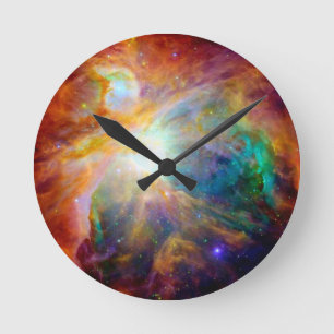 Orion Nebula Rainbow Galaxy Rund Klocka