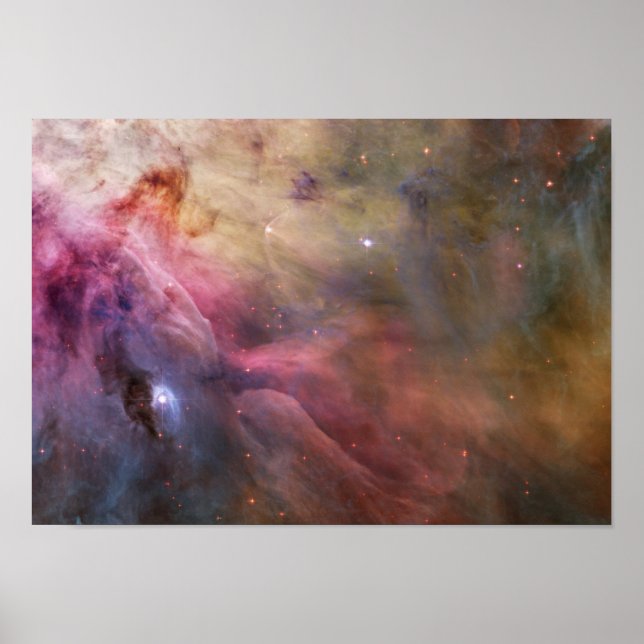 Orion Nebula rosa Poster (Framsidan)