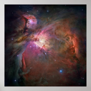 Orion Nebula - Rosa Poster