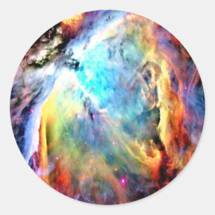 Orion Nebula Runt Klistermärke
