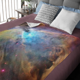 Orion Nebula Space Galaxy Fleecefilt