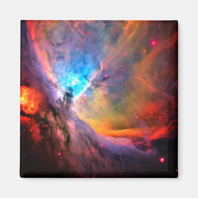 Orion Nebula Space Galaxy hög kontrast Magnet (Framsidan)