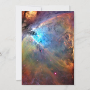 Orion Nebula Space Galaxy Inbjudningar
