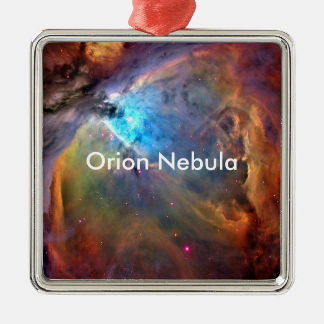 Orion Nebula Space Galaxy Julgransprydnad Metall (Framsidan)