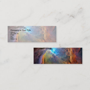 Orion Nebula Space Galaxy Mini Visitkort