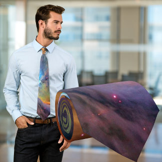 Orion Nebula Space Galaxy Necktie Slips