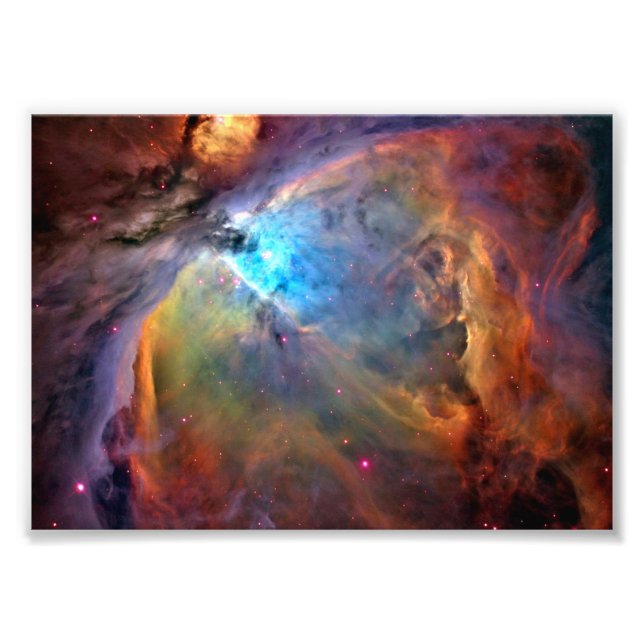 Orion Nebula Space Galaxy Photo Print Fototryck (Framsidan)