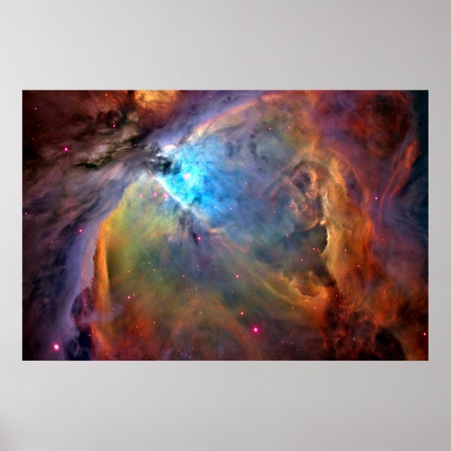Orion Nebula Space Galaxy Poster (Framsidan)