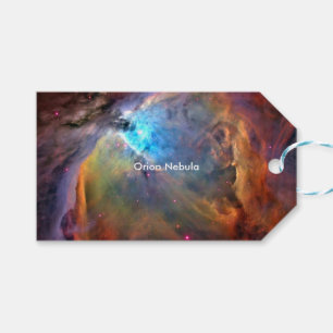 Orion Nebula Space Galaxy Presentetikett