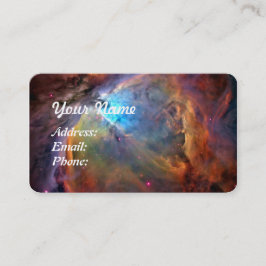 Orion Nebula Space Galaxy Round Corners Visitkort