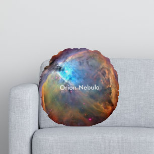 Orion Nebula Space Galaxy Rund Kudde