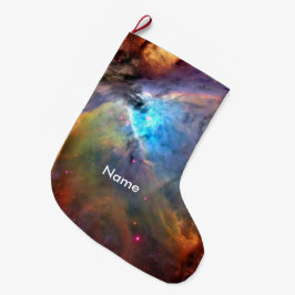 Orion Nebula Space Galaxy Stor Julstrumpa